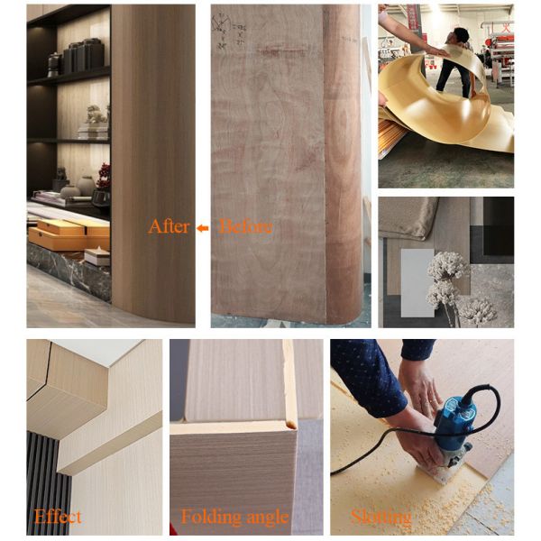 Внутренние подгонянные панели стены облицовки древесины угля водоустойчивого деревянного зерна бамбуковые