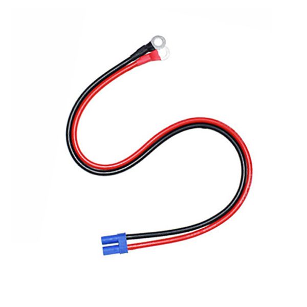8.3mm 10AWG Battery Extension Cable Round ring to EC5 Female Plug
