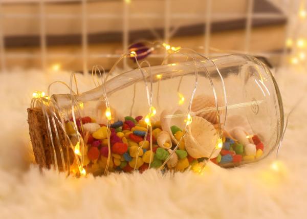 2M 20LED Decorative Indoor String Lights Warm White Copper Wire Fairy Restaurant