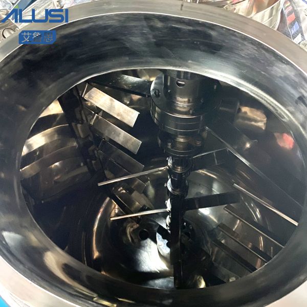 Équipement de émulsification de mélange liquide de mélangeur de vide crème cosmétique de réservoir