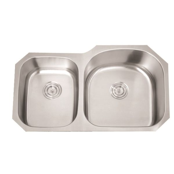 34*20-1/2 В раковине шара двойника Сс, двойной кухонной раковине Ундермоунт угла шара