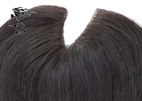 Swiss Lace Kinky Curly Lace Frontal Closure Human Hair V Part For Black Girls