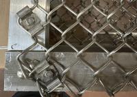 Aço inoxidável 316L Chain Link Fence Tecido Delimitador Parede Aço galvanizado