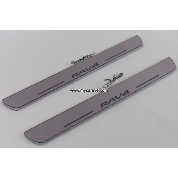 Toyota RAV4 car door welcome lights LED Moving Door sill Scuff for sale