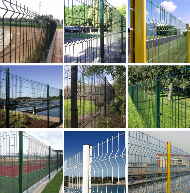 Q235 Low Carbon Steel 3D Bending Fence Roadside Protection And Boundary Fence