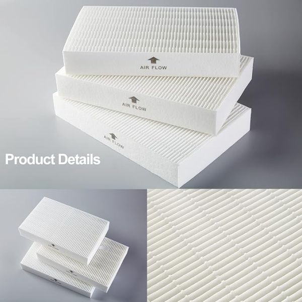 True HEPA and Activated Carbon Air Purifier Filter with Customizable Size for Smoke Dust and Odor Elimination