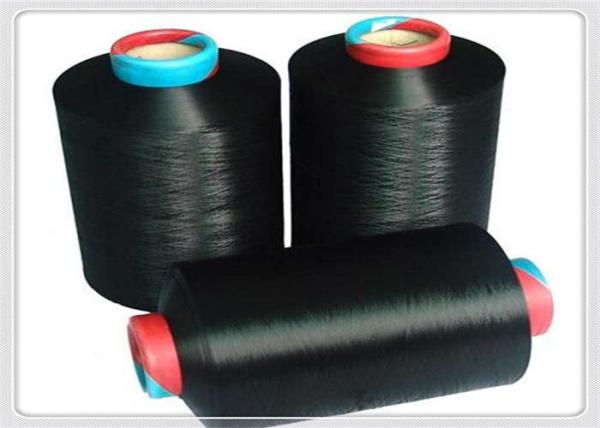 A cor preta Textured o elevado desempenho 75D/72F tingido de DTY o fio de nylon
