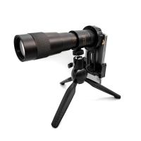 espaço do monocular da longa distância do zumbido de 10-30x42 50mm 10-300x40mm com tripé