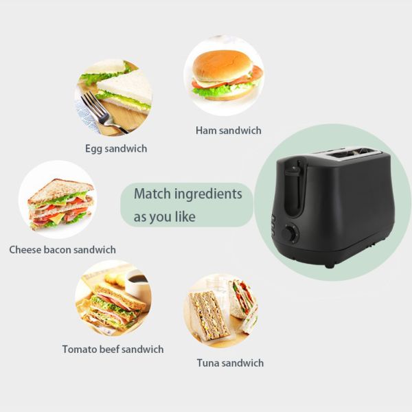 Small kitchen appliance 120V automatic bread toaster toaster sandwich maker Toaster