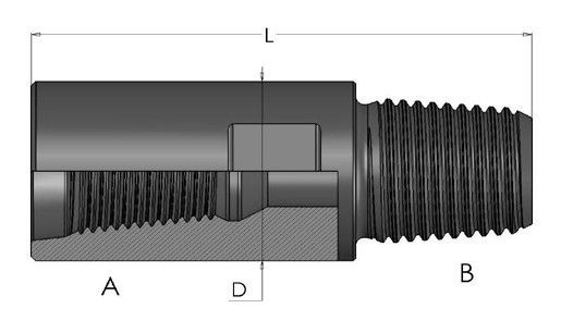 Sub Adapters Drill Bit Connector For Hard Soft Formation Water Well Drilling