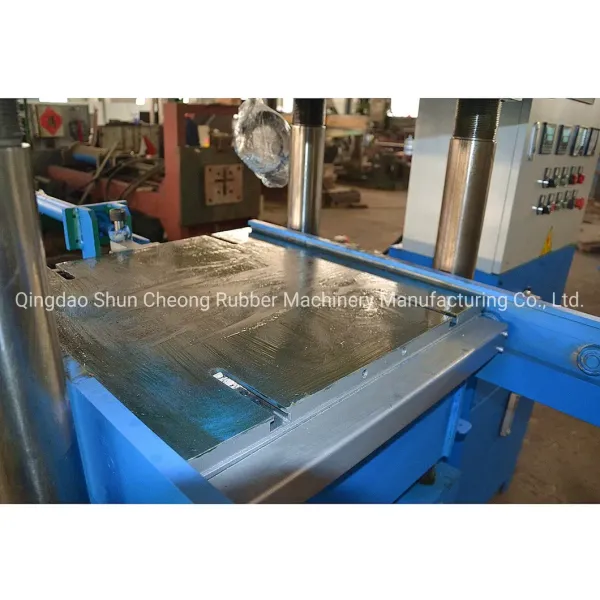 PLC Control Rubber Vulcanizing Press with 1.00 MN Total Pressure and Electric Heating for Silicone Products