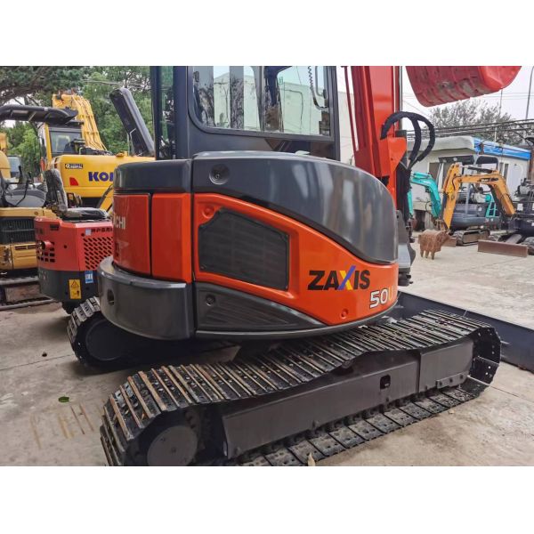 Japan Made 5 Ton Mini Hitachi Zaxis 50 Model Crawler Excavator with Isuzu Engine