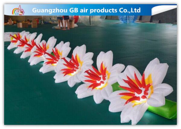 Beautiful Flower Inflatable Led Light For Party Wedding Decoration With Blower