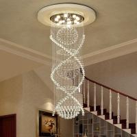 Grand mariage nordique moderne mené de luxe en verre de Crystal Chandelier For Dining Custom
