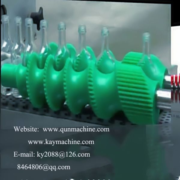 dual timing screw to space container shaped square rectangular rectangle bottle precision container placement   China manufacturer China factory China producer