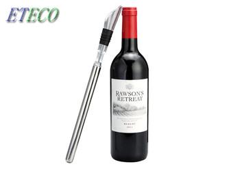 323mm Portable Wine Cooler , Iceless Rapid Wine Chiller Built In Aerator