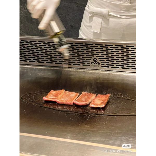 Commercial Hibachi Japanese Grill 8 Person Table Teppanyaki Griddle for Restaurant