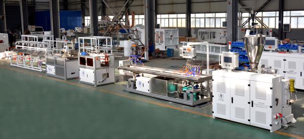 Shenzhen HYPET PVC Corner Bead Trim Angle Profile Extrusion Machine PVC Corner Bead Plastic Products Making Machine Manufacturer