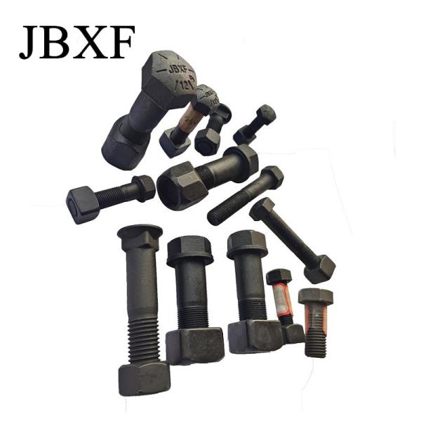 E320 Excavator Undercarriage Parts Track Shoe Bolt And Nut