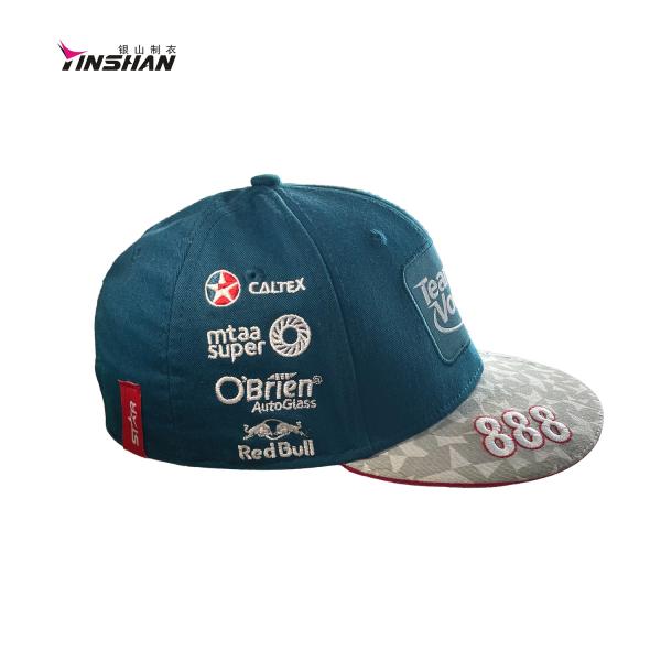 Chapéu de caminhoneiro Adultos Chapéus esportivos bordados de algodão simples para homens para competições de corrida