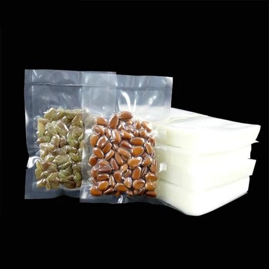 Moisture Proof Heat Seal Transparent Nylon Vacuum Plastic Food Packing Bags Making Machine for Nuts