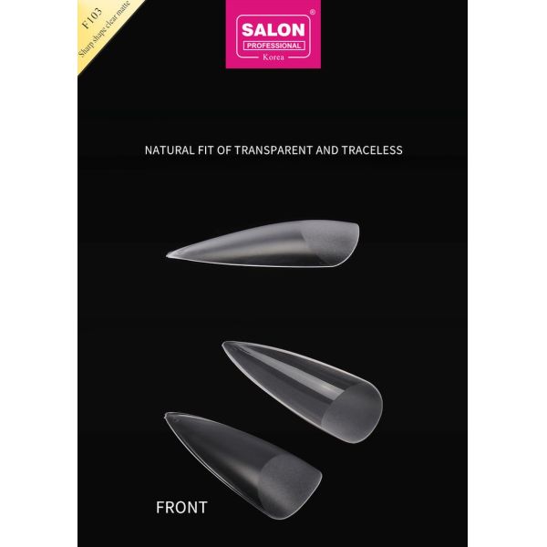 Matte Clear Almond Nails Extra Long Stiletto False Nails Sharp Shape Acrylic Fake Nail Tips for Nail Art