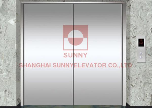 Stainless Steel VVVF Wide 5000kg 0.25M Freight Lift Elevator Stainless Steel