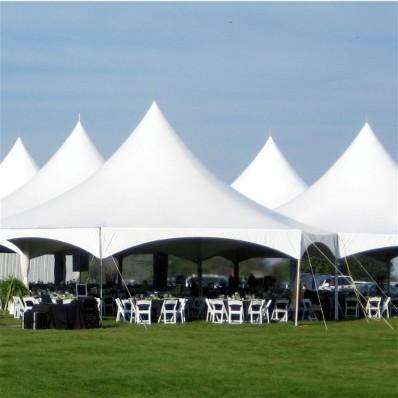 Mixed High Peak Canopy Tent Curtains Decorations Roof Lighting