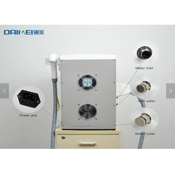 Protable 808nm Diode Laser Hair Removal Machine Painless 15*15mm Spot Size