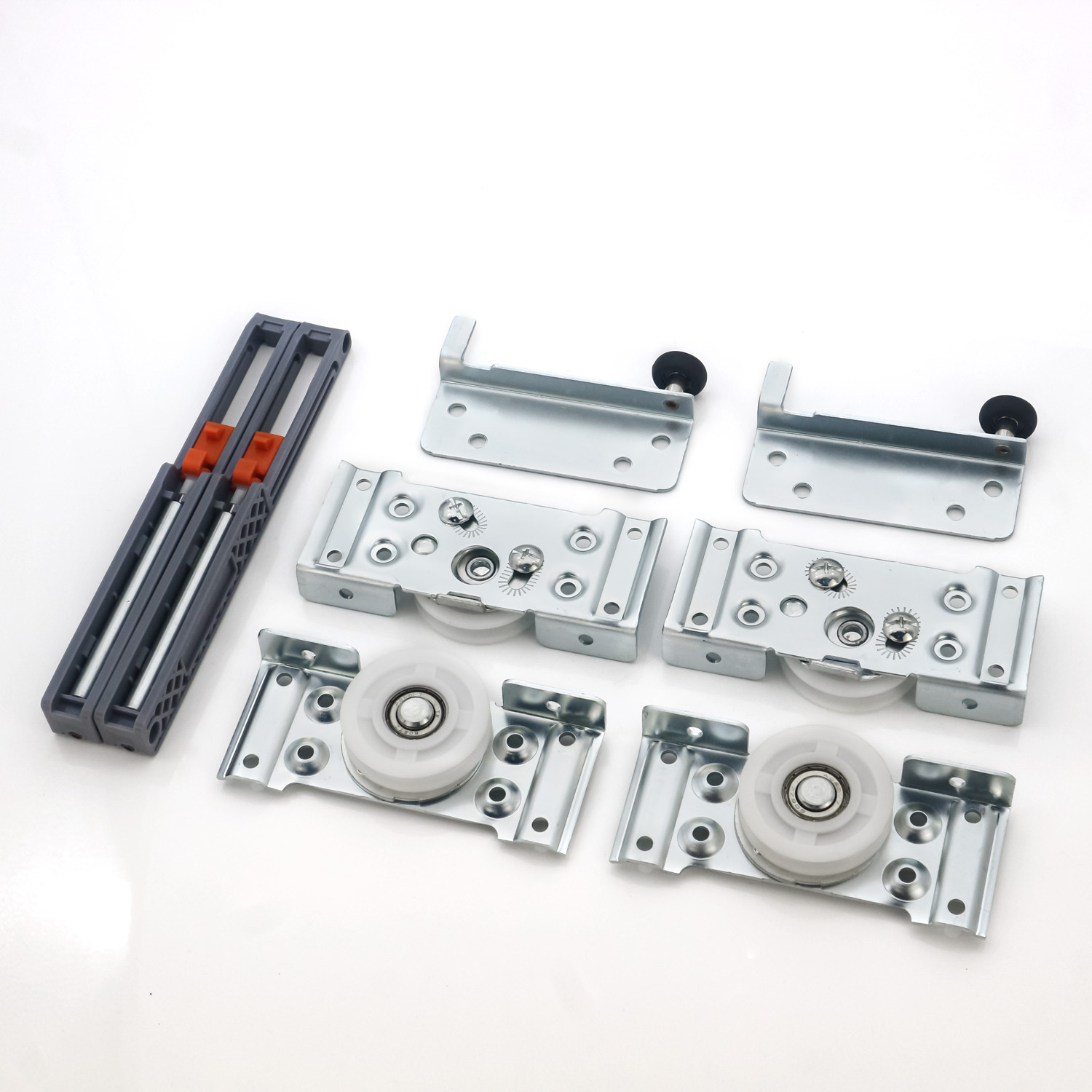 Железные и нейлоновые складывающиеся двери, подшипники для сдвижных дверей шкафов 8,5*11 см