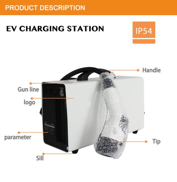 CE High Level CCS 1 CCS2 Portable DC EV Charger 30KW Movable Smart On Board