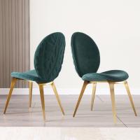 Chaises de salle à manger de luxe en acier inoxydable Chaises de salon OEM ODM