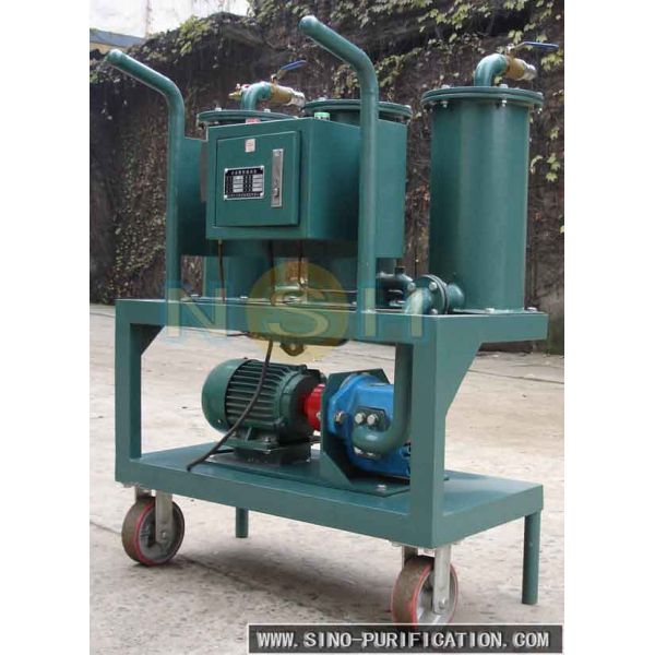 Small Portable Oil Purifier / Oil Purification Machine 6000 Liters / Hour Capacity