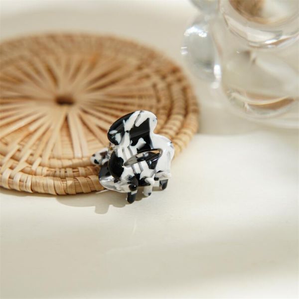 Acetic acid small hairpin side braid grab clip broken hair clip temperament clip hair clip headpiece women