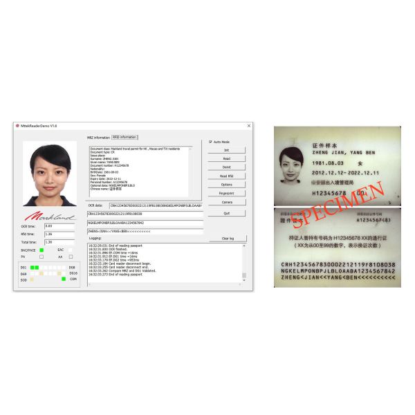 M ID-BOX for ICAO 9303 ID-1 Document Support Customization OEM ODM Vietnam ID Card Reader Check CCCD