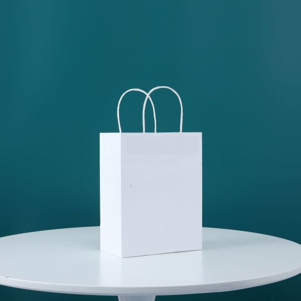 Скрученная ручка на заказ Напечатанные Kraft Paper Bags 15*21*8cm 21*27*11cm 26*32*12cm