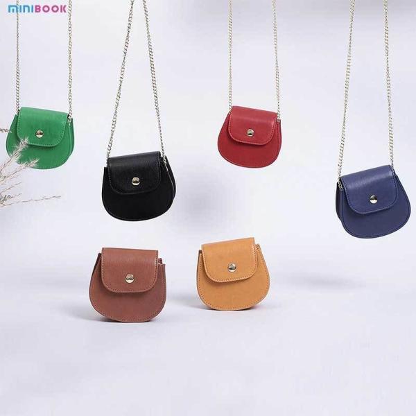 Retro Chain Genuine Cow Leather Mini Lipstick Bag for Women One Shoulder Crossbody