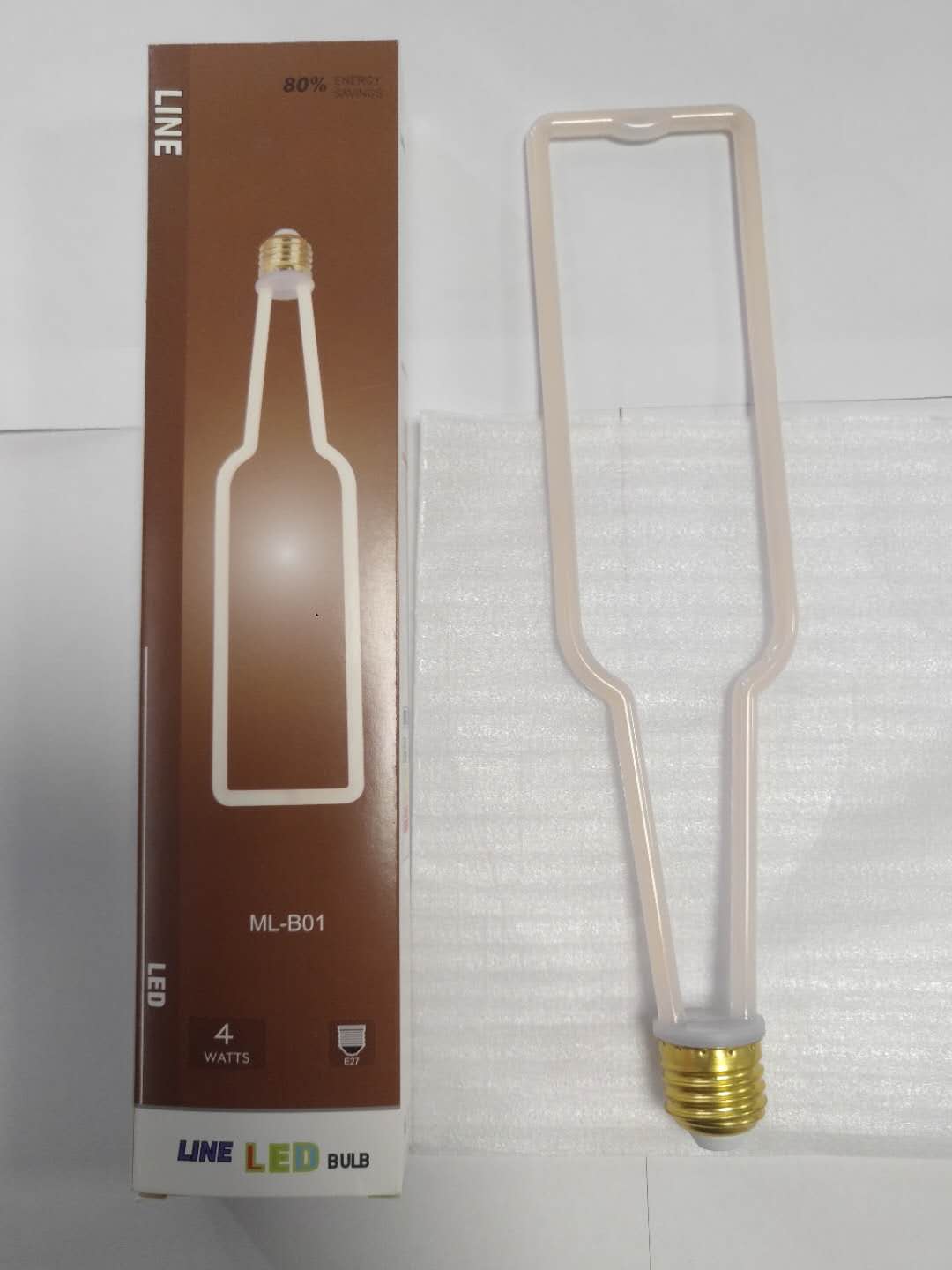 Красочная бутылка привела шарик Э27 Диммабле Эдисон