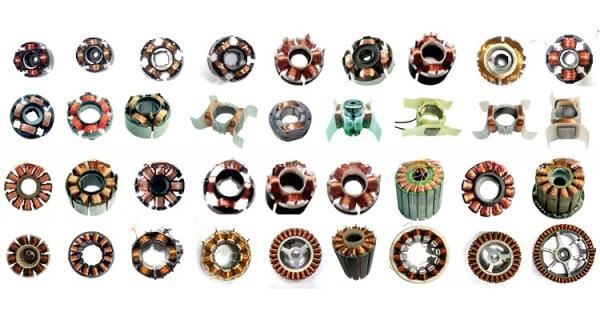 Motor Rotor Stator made of Silicon Steel Composites for Brushless Continuous Winding
