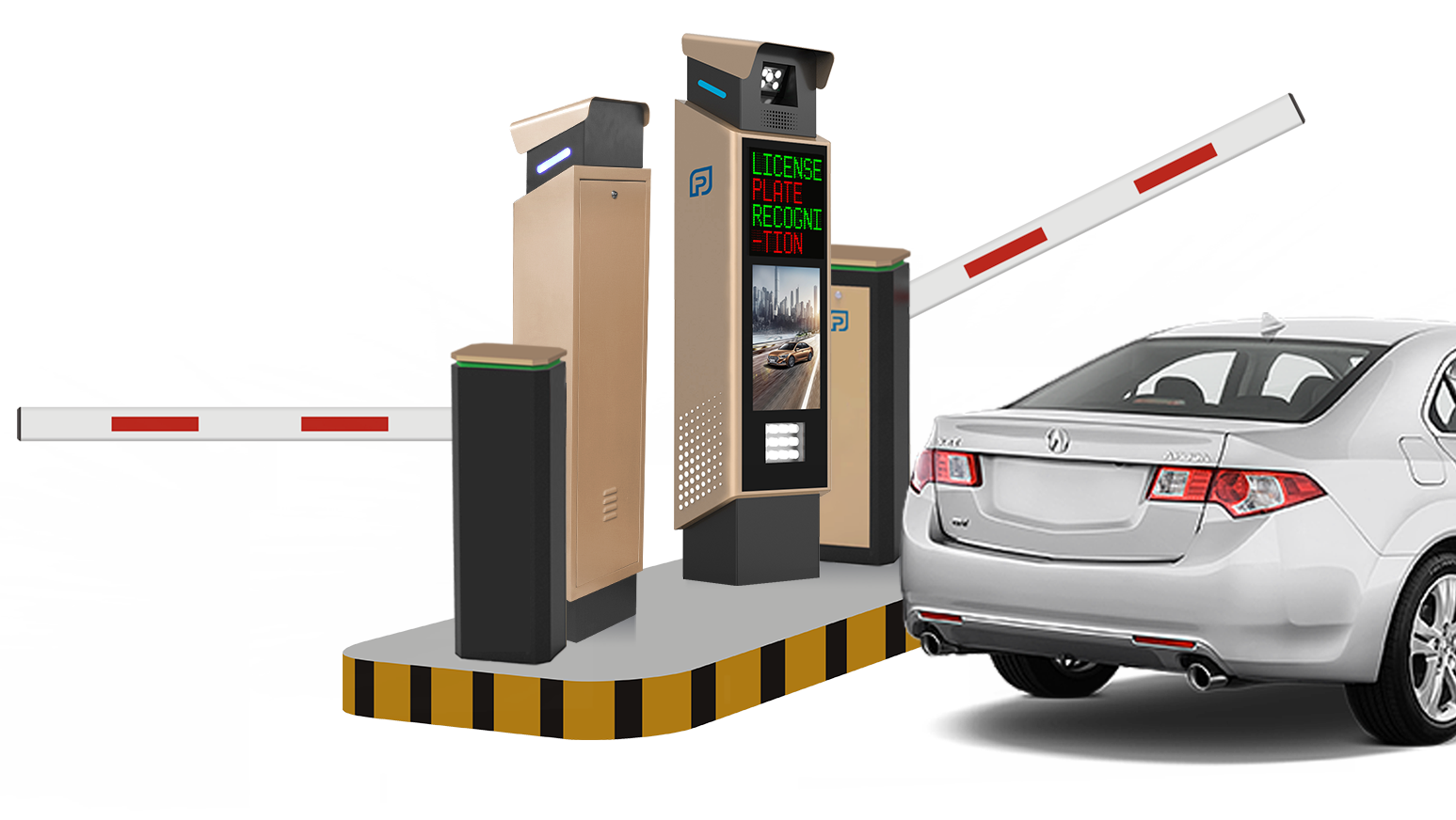 Решение ANPR автоматическое распознавание номерного знака с контролером парковки без билетов