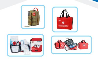 Small First Aid Kit Bag Non Woven Wound PAD 5X5CM Emergency Medical Treatment