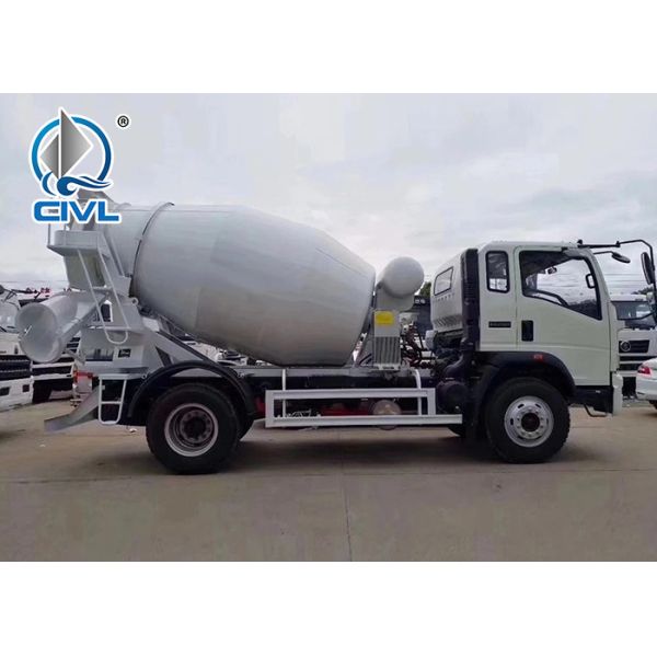 Howo 4x2 11-13 Degree Tilt 6 Wheel 6cbm PMP Pump Cement Concrete Truck Mixer