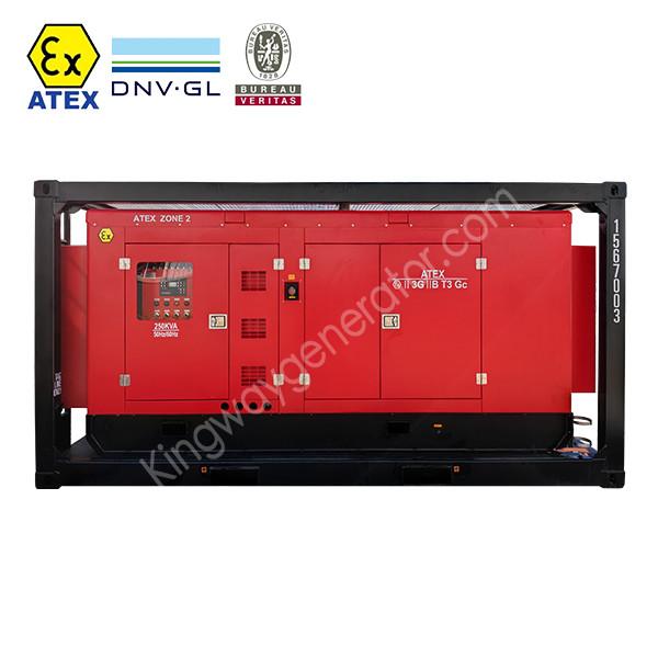 Supply 60kva 400v 50hz explosion proof atex zone 2 diesel generator for offshore