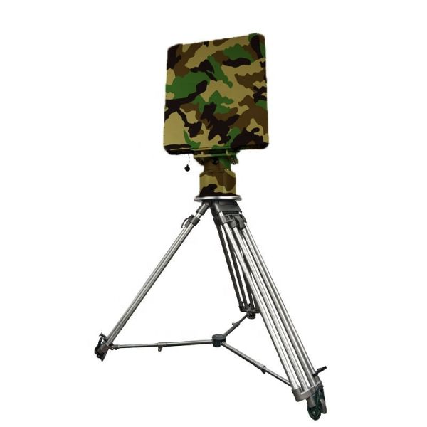 Drone Detection Radar with 10 km Detection Range 360° Azimuth Coverage and X-Band Frequency for UAV Tracking