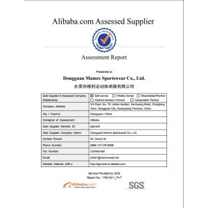 Dongguan Mamre Sportswear Co.,Ltd Сертификации