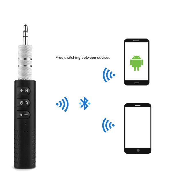 Portable Speaker Bluetooth Receiver 3 . 5mm Jack Car Bluetooth AUX Audio Receiver Adapter