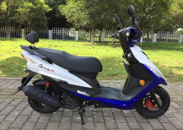Steel Gas Motor Scooter Lightweight High Speed Drum Brake Auto Transmission