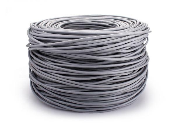 High Speed CAT6 Network Cable PVC , LSZH Jacket 0.57mm 23AWG