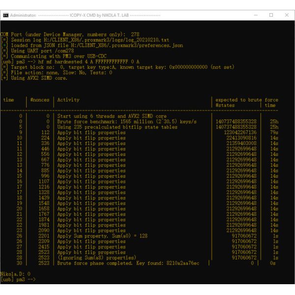 ICopy XS 13.56MHz RFID копировщик карт с ISO14443A Bluetooth