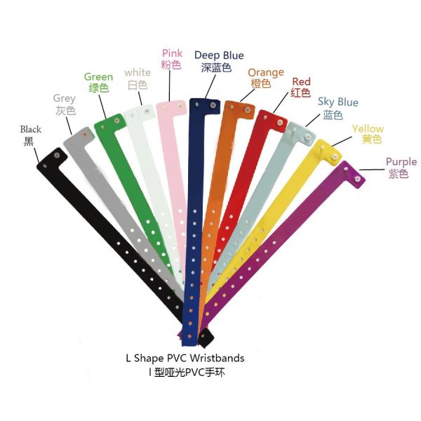 Waterproof Custom Printed PVC/Vinyl Identification Wristband for Event Identification